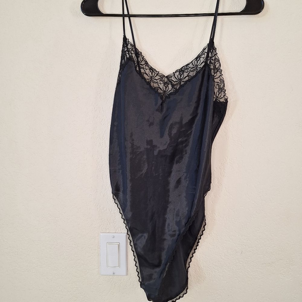 Vintage Victoria Secret Gold Label lacy bodysuit